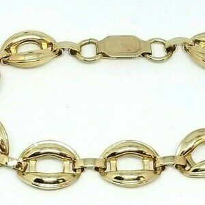 Pcraft Art Deco Styled Oval Openwork Bracelet
